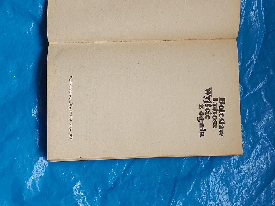 Książka Wyjście z Ognia 1979rok