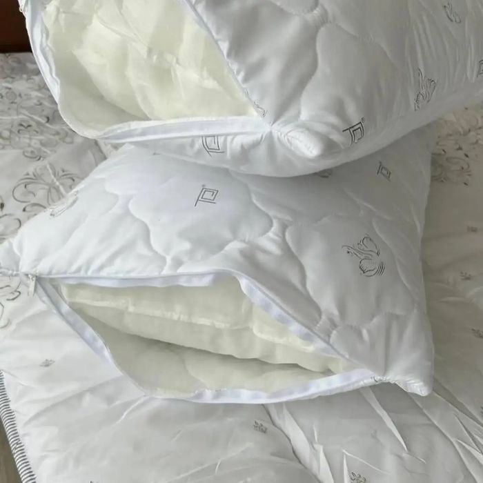 Антиалергійне прошиті подушки/ковдри Лебединий пух "Гармонія" ТЕП