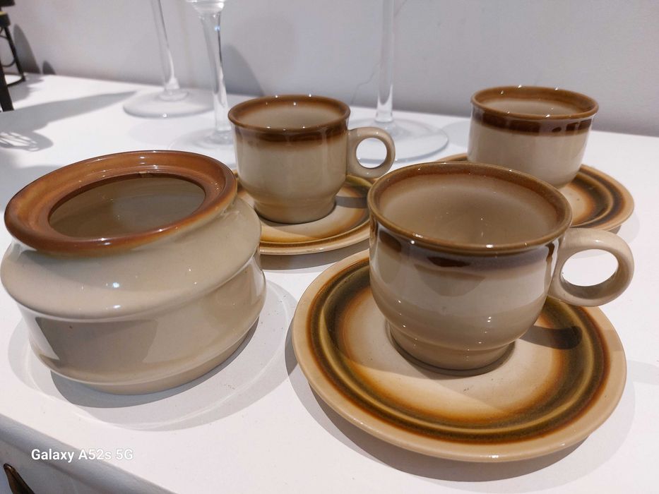 Filiżanki Porcelit ceramika Pruszkow