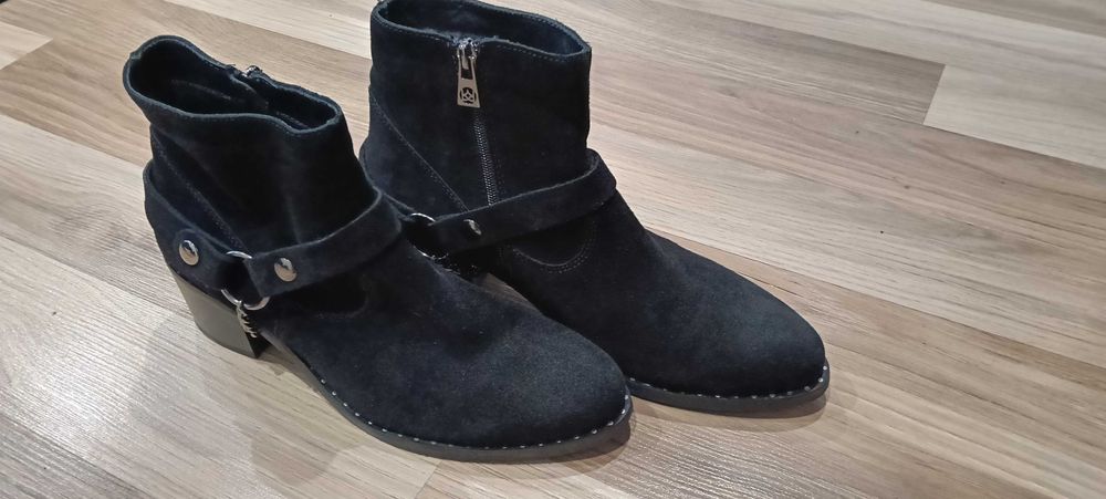 Buty botki kowbojki niskie KAZAR r.39