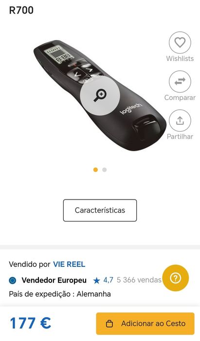 Logitech R700 Wireless Presenter438006282694830083