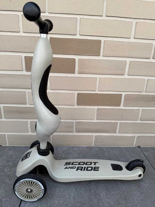 Scoot & Ride Highwaykick 1 Jeździk i hulajnoga 2w1 Ash