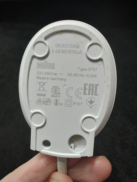 Ładowarka do szczoteczki elektrycznej Braun Oral-B 3757