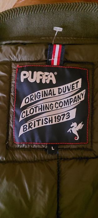 Оригинальная стеганая куртка-бомбер Puffa The Original Duvet Clothing