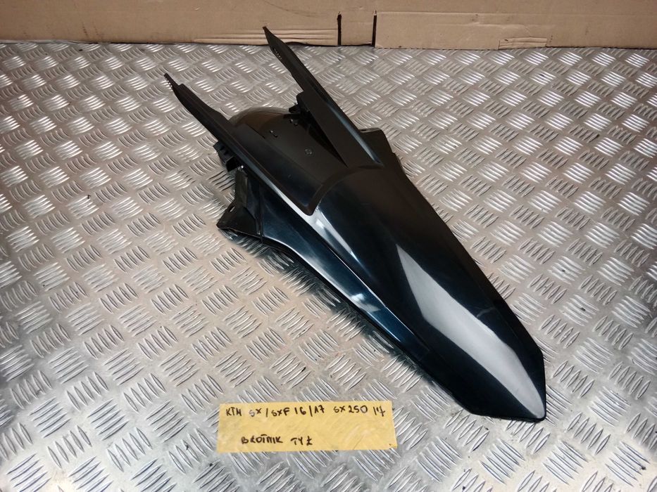 KTM SX 300 / SXF 350 / SX 250 Błotnik czarny Tył Tylny 16+