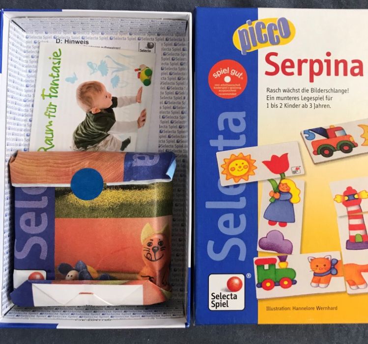 SELECTA SPIEL Jogo Picco Serpina estilo dominó - NOVO 3+