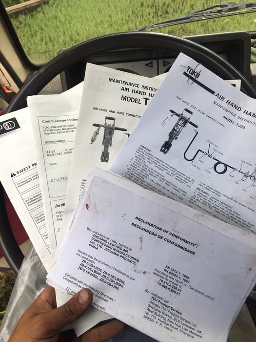 Martelos pneumáticos compressor CEE