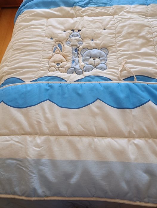 Crib Duvet and Crib Protector