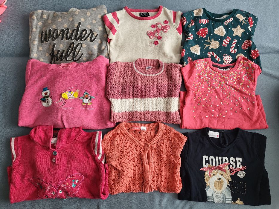 Paka ubrań dla dziewczynki roz. 98/104