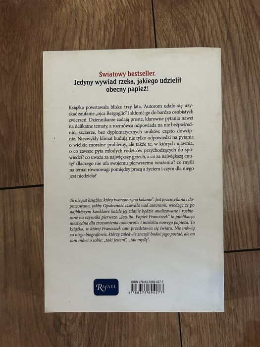 Sprzedam książkę jezuita papież Franciszek