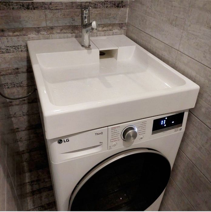 Umywalka nad pralkę akrylowa