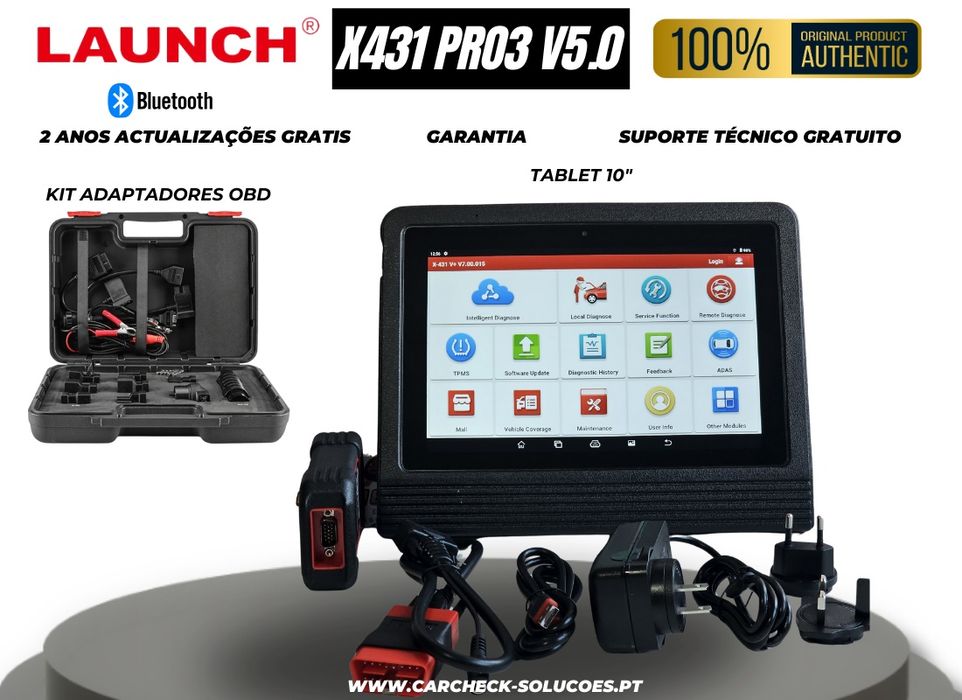 LAUNCH X431 PRO3 V+5.0 Diagnóstico Profissional Automóvel