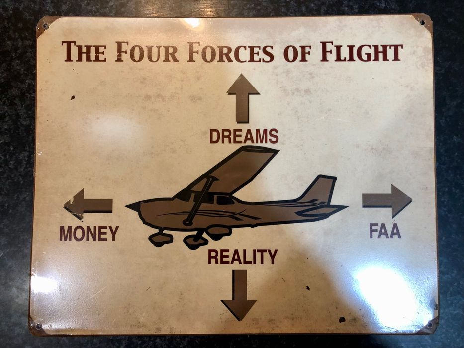 Табличка авіаційна  37 на 29 см