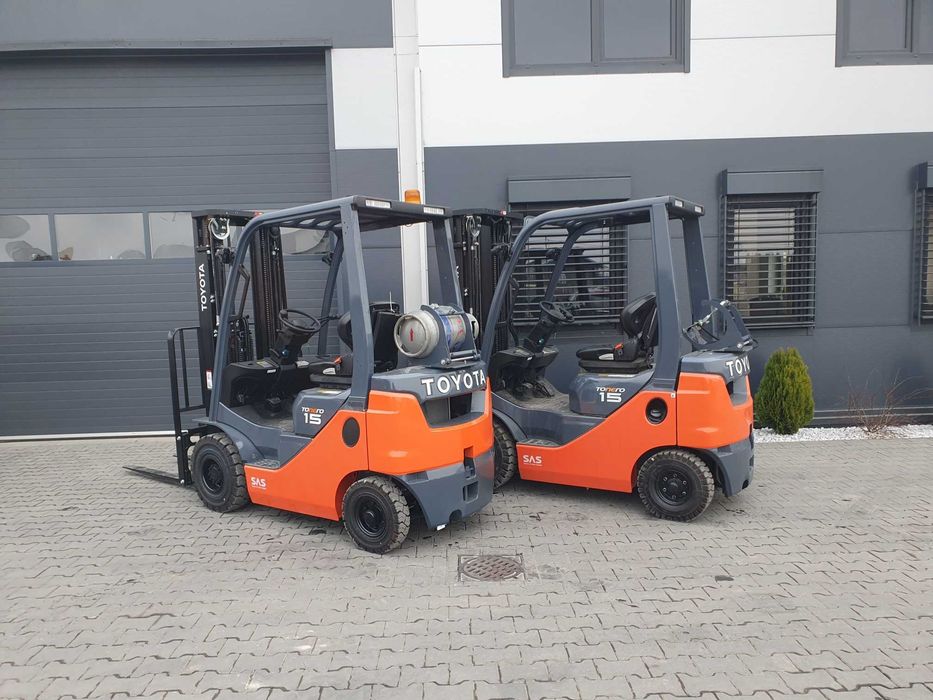 Wózek TOYOTA 8FGF15 Triplex 2023r Nowy Wolny skok , LPG 8FGF18 8FG15