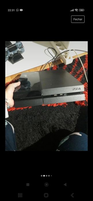 Playstation 4 com acessorios