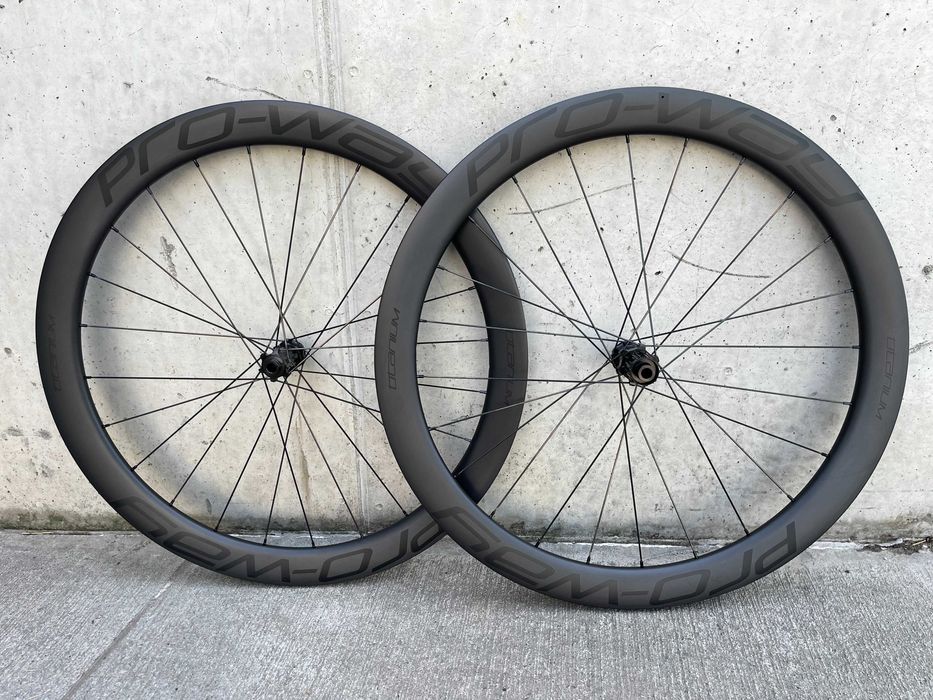 Koła karbonowe carbon szosowe PRO-WAY TITANIUM 50mm 1385g! disc