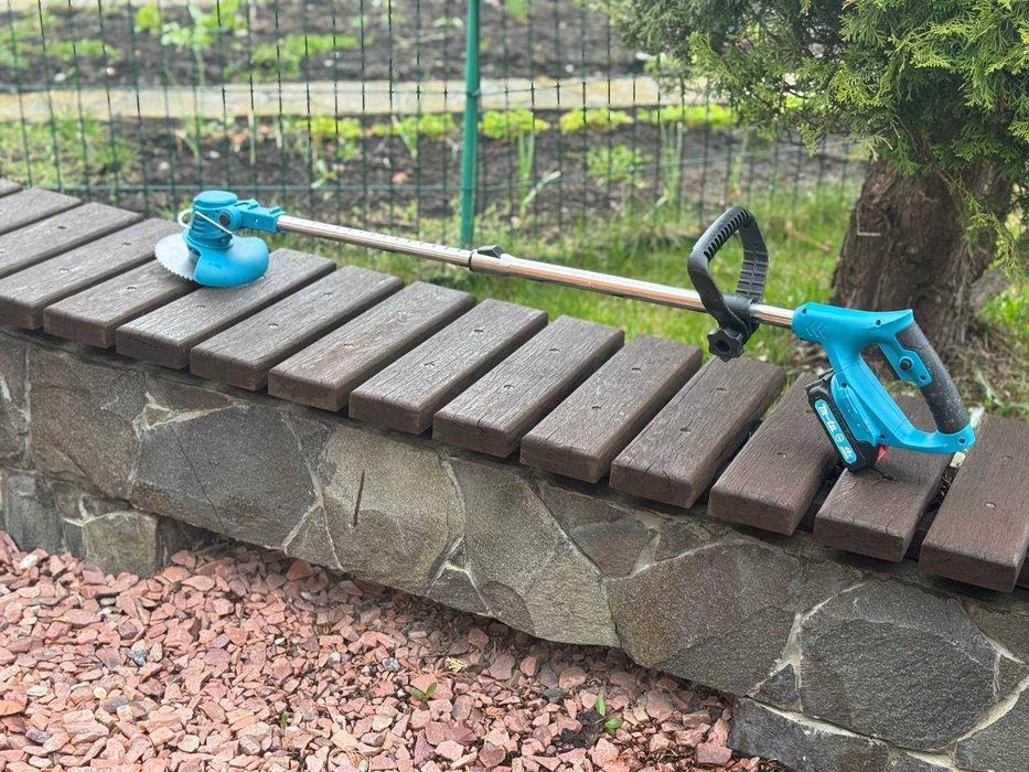 Акумуляторна тример-коса Makita 48V (2х5Ah) Акумуляторна газонокосарка електрична коса, садовий, триммер, кущоріз для трави. компактна, без проводів