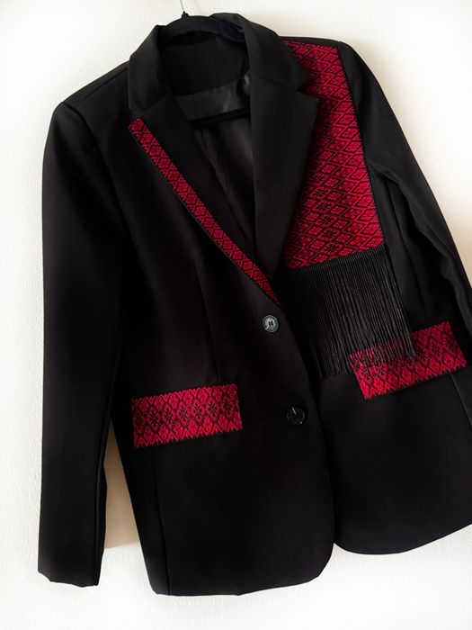 Вишитий жакет, піджак український,