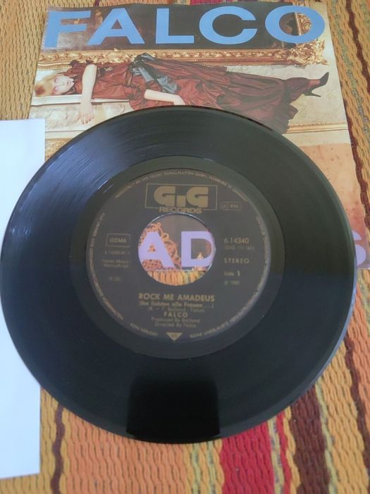 Falco-Trzy 7"Single winylowe razem, jeden pakiet