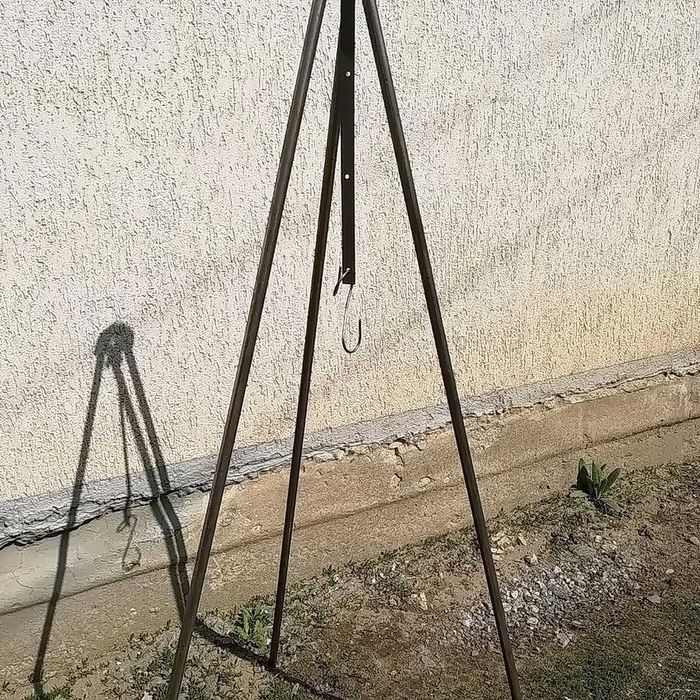 Казан алюминиевый походный 10 литров с треногой, дужкой, крышкой