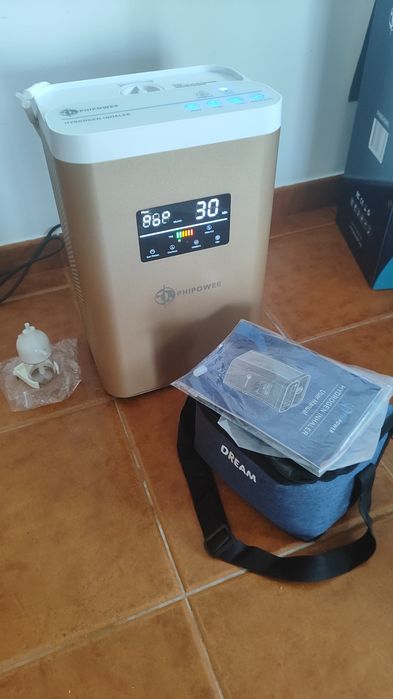 Inalador Hidrogénio Molecular PHIPOWER H2 – 300ml/min – Como Novo