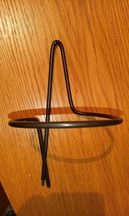 Stylowy kwietnik metalowy PRL vintage retro zabytek