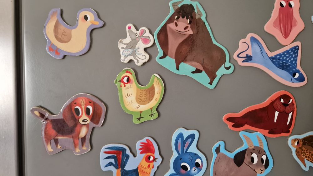 Магніти тварини, набор магнитов на холодильник