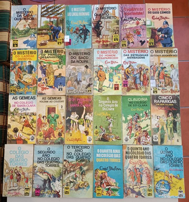 135 Livros Enid Blyton, Os Sete, Uma Aventura, e outros...