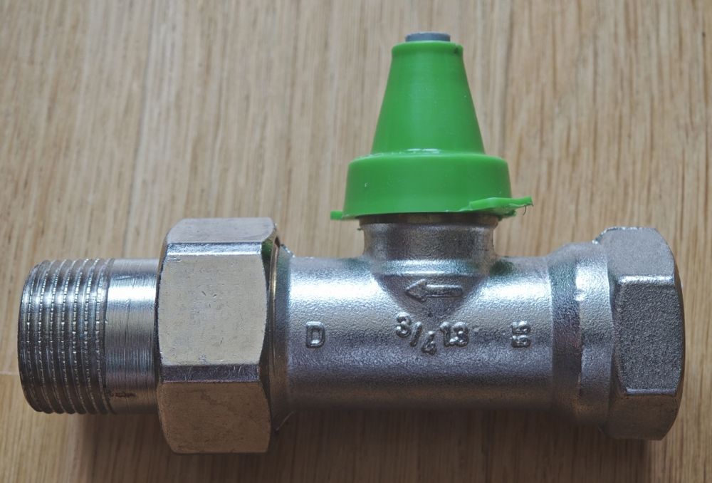 Nowy Zawór Termostatyczny Prosty Danfoss RA-N 20 3/4" (013G0016)