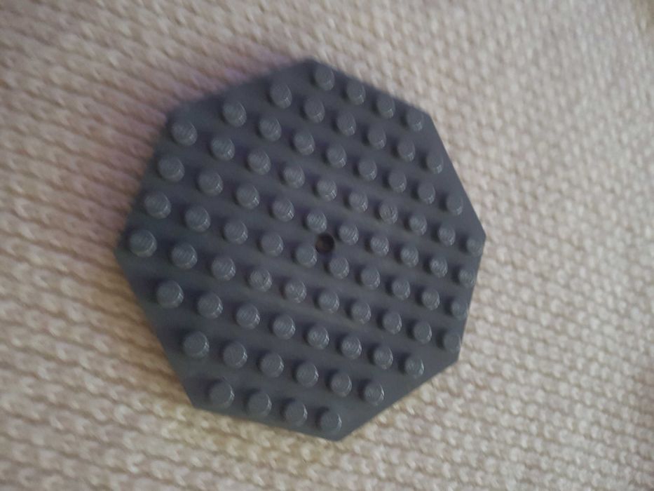 Lego placa 10x10 octogonal 89523