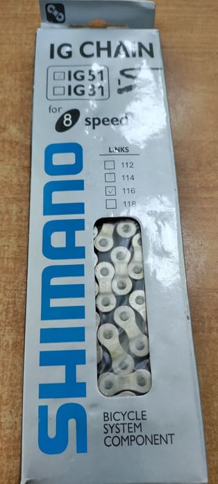 Цепь велосипедная вело цепь ланцюг Shimano IG51