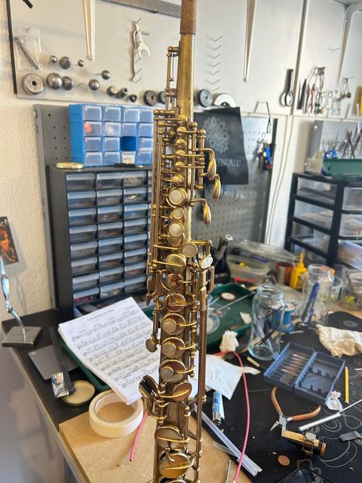 Saxofone sax soprano selmer mark vi
