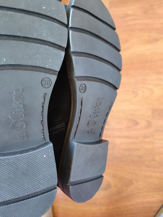 Botas S. Oliver em camurça forradas 36 - elegantes e quentes