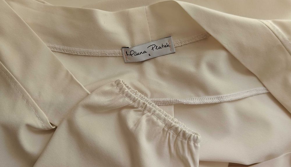 Bluzka biała Milena Płatek L