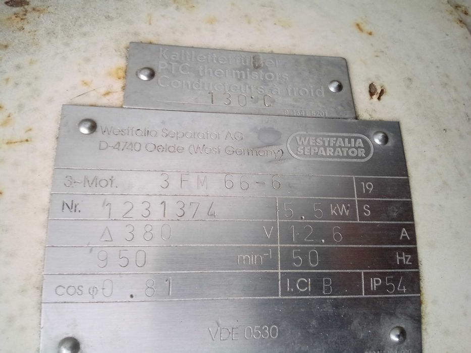 продам сепаратор Westfalia