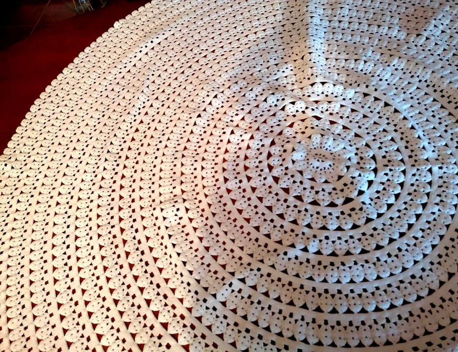 Toalha em renda 1,25m