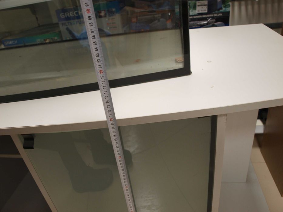 Szafka pod akwarium 200x70x70 profilowana popiel