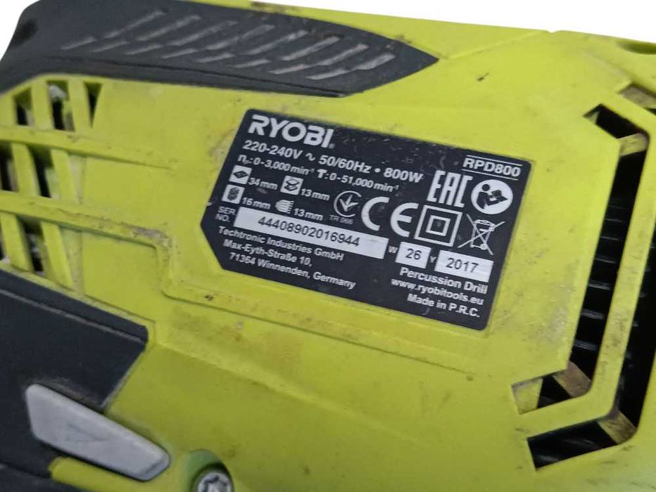 Wiertarka udarowa RYOBI RPD800-K