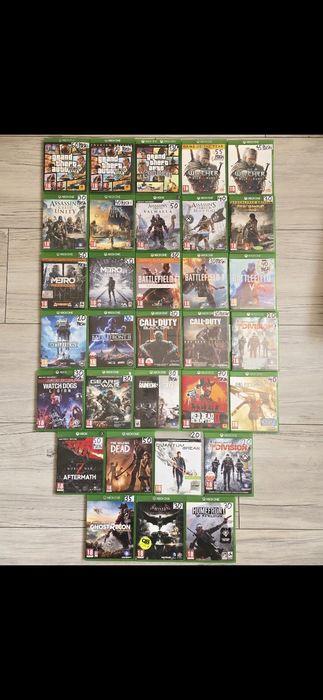 Gry na xbox one I xbox 360
