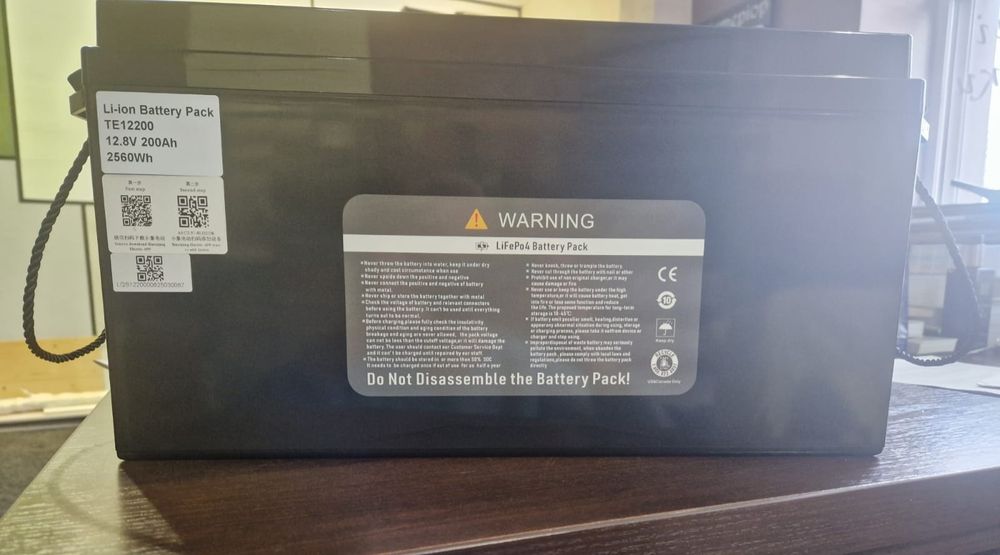 Акумулятор 12,8 v 200ah