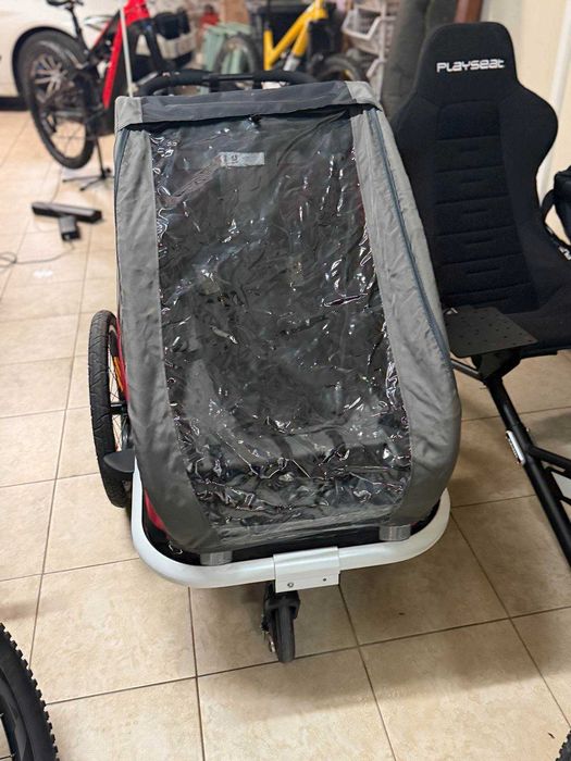 Atrelado Hamax para duas crianças