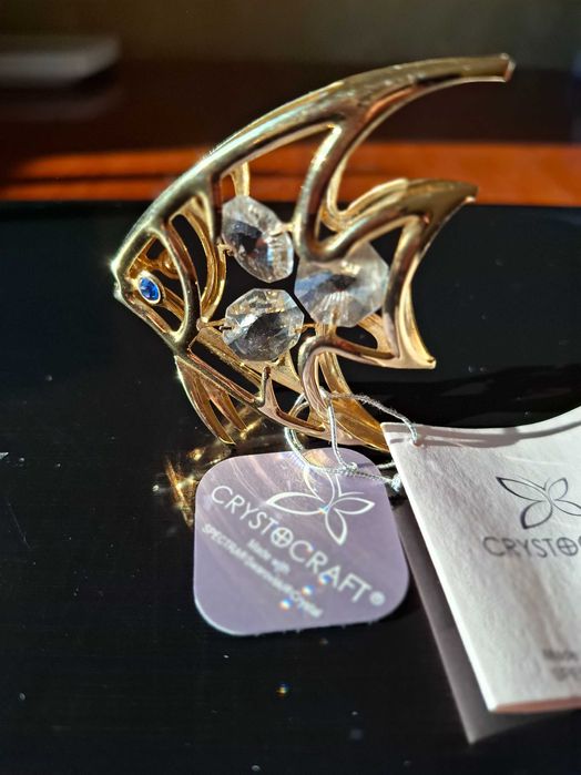 "Рыбка" Crystocraft с кристаллами Swarovski