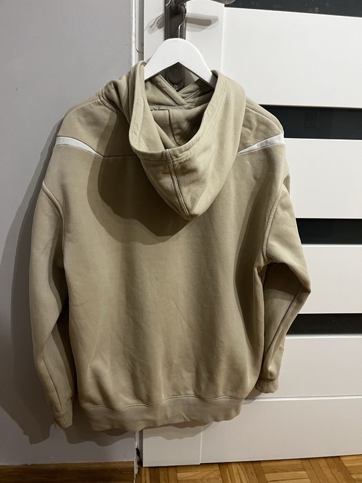 Bluza Nike Logo beige beżowa streetwear
