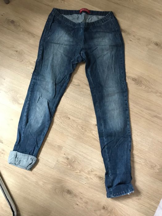 7 SZTUk Spodnie ciążowe rozm. 40 H&M Mamalicious Branco 7 sztuk