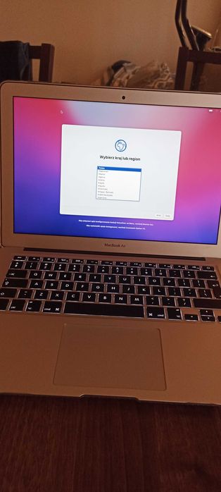 MacBook Air 13  A1466 Idealny 100 % Sprawny Nowa Bateria.