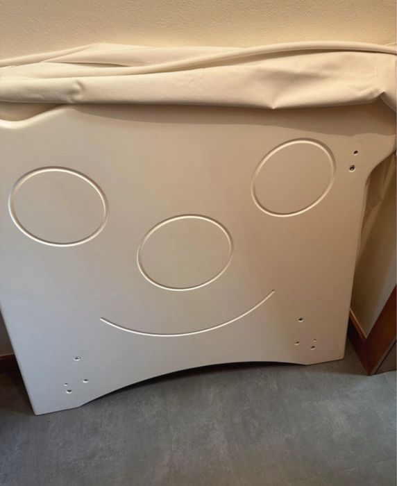 Berço/Cama de bebé, branco lacado