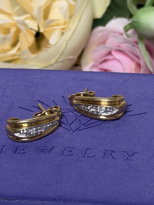 Золотые серьги 750 пробы