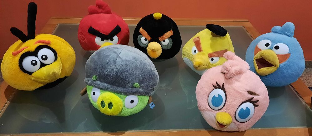 Peluches Angry Birds novos