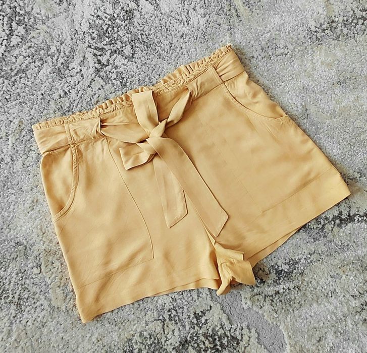 Primark extra wiskozowe krótkie Spodenki ciemny beż  roz. 40 _ L