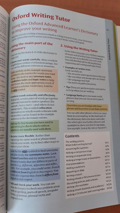 Dicionário Inglês > Oxford Advanced Learners - 8° edição como novo